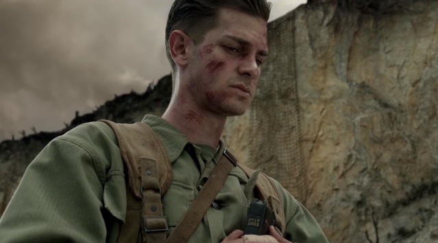 Andrew Garfield disputa Oscar de melhor ator em filme sobre a guerra